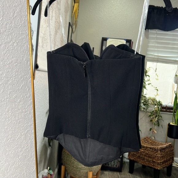 HOUSE OF CB 'Lydia' Black Plunge Corset NWOT - Picture 11 of 11